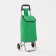Household bag on a cart on a cord, green color