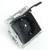 1-seater s/s outlet with a lid (mechanism), Stekker series Erna, PST16-9112-03, Black