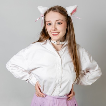 Carnival set "Cat", white color, anime-4