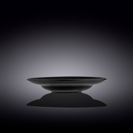 Deep plate Wilmax England Slate Stone, D = 25.5 cm, 350 ml, Black slate color-1