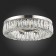 Ceiling Ceiling ST LUCE. SL1226.102.08. Rifrazio. 8x40 W, E14, 61.5x61.5x15 cm, Nickel color