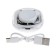 Wireless headphones Air39, TWS, inserts, BT 5.0, 45/200 mAh, display, transparent, white