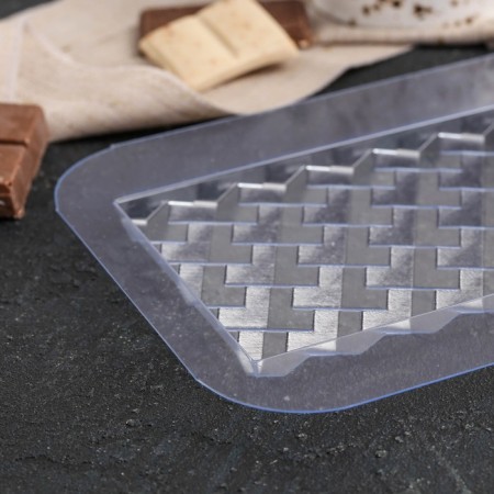 Form for chocolate and sweets Plastic "Tiles Extra Cubes", Perennial Color-4