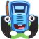 Carnival mask "Blue Tractor"