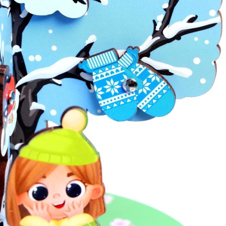 Board game "Magnetic apple tree"-6