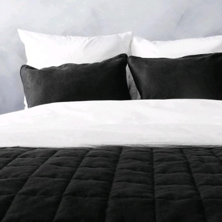 Software "Soft": a blanket 250 x 270 cm, pillowcases 40 x 60 cm - 2 pcs, black-2