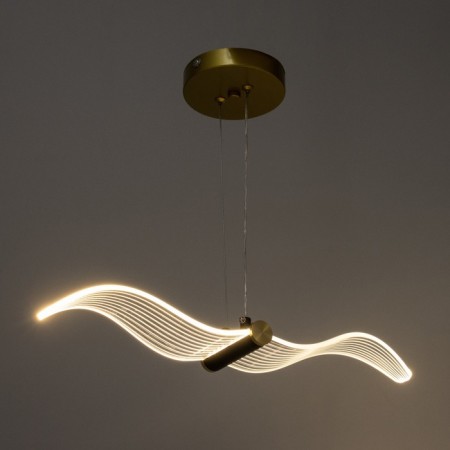 Light "Bird" LED 12W 3000-6000K gold 5x30x5cm-2