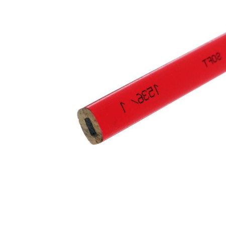 Unfinished pencil 5.0 mm, Koh-I-Noor 1536/1 HB, carmonel, blackographic, l = 175 mm-1
