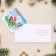 Mini-postcard "Gift from Santa Claus" Sani, 7 x 7 cm