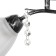 Adele chandelier 2x40W E27 Black 48x46x17 cm