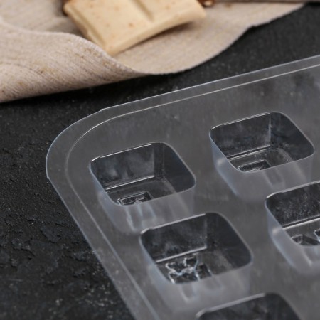 A set of chocolate and sweets forms “Russian alphabet”, 3 pcs, the color is transparent-4