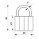 Sibrtekh-hinged castle ZNO2-M1, 80 mm