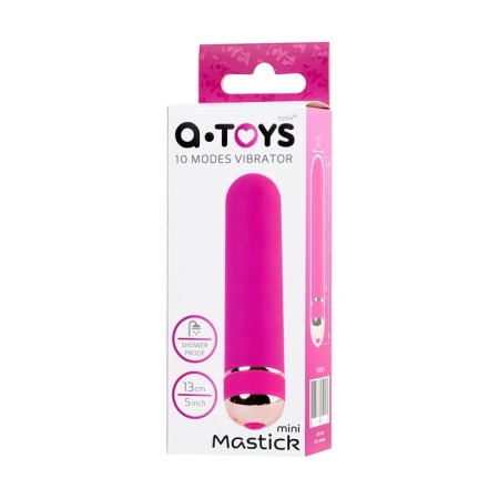 Unrealistic vibrator A-Toys byfa Mastick Mini, ABS plastic, pink color, 13 cm-11