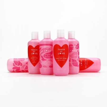 Shower gel Just Love, 300 ml, strawberry aroma, pure happiness-13