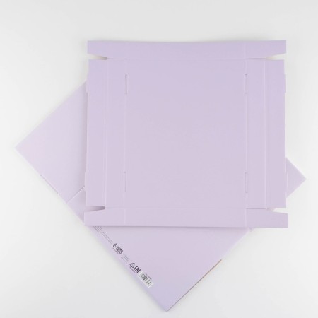 Gift folding box, packaging, "lavender", 31.2 x 25.6 x 16.1 cm-6
