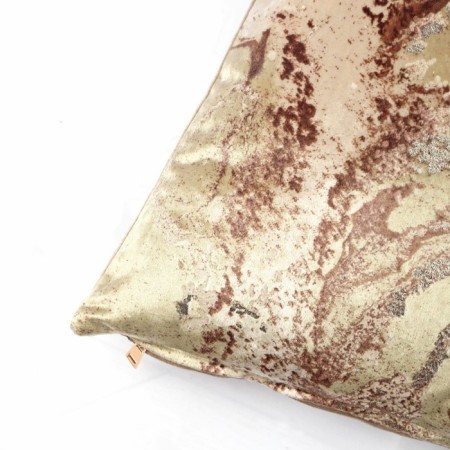 Pillowcase "marble", size 45x45 cm, beige color-3