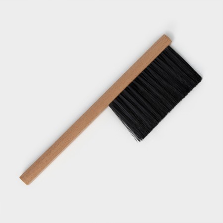Brush - technical flush, 29 × 2.5 × 1.6 cm, three -row, 39 bundles, beech, synthetic fiber black-2