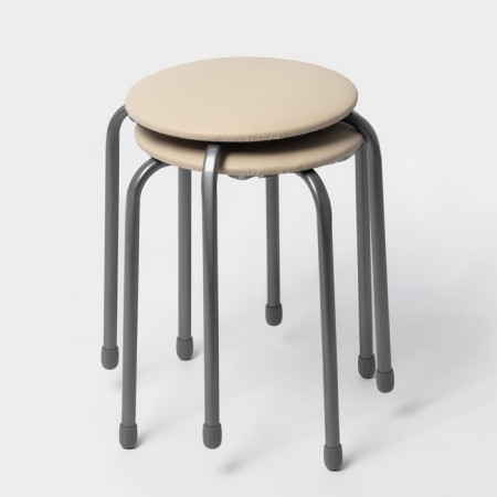 Set of stools "Economy" TE2/SK, 2 pcs, ivory color-5