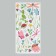 Interior color sticker "Flowers and insects" 30x60 cm