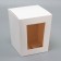 Box for Easter cake white, confectionery packaging, 15 x 15 x 18 cm