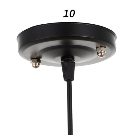 Lamp Bayerlux 1648/1 E27 40W Black 29x29x27 cm-5