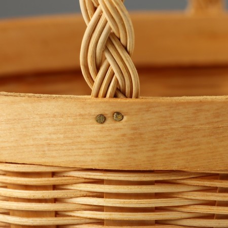 Wicker basket, 22 x 15/34 cm, sequoia-3
