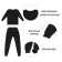 Male thermal underwear, size XL, 50-52, for height 176-180 cm, black color