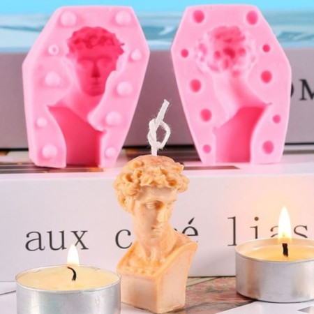 Mold Silicon "Greek bust" set 2 pcs 5x5x6.5 cm