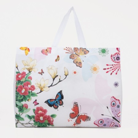 Household bag without fastening, white color-1