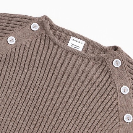 Knitted Kroshka I, r.62-68, coffee-2