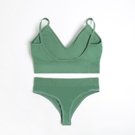 Female set (top, panties) color green, rr 42-44-2