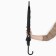 Umbrella female cane "No rain - no flowers", 8 spokes, d = 90 cm, black color is black