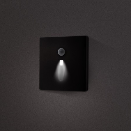 Built-in lamp for the stairs, NL-37, engine engine, 1.5 W, 60 lm, 6500k, black-1