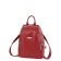 Backpack, lightning department, burgundy color 33x27x13cm