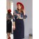 Women's dress, size 60, blue color