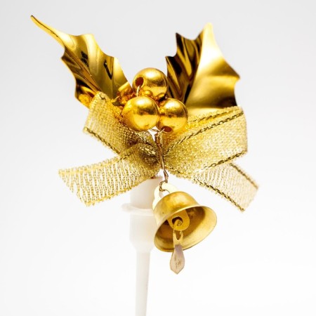 Decoration for the cake "Golden bow"-2