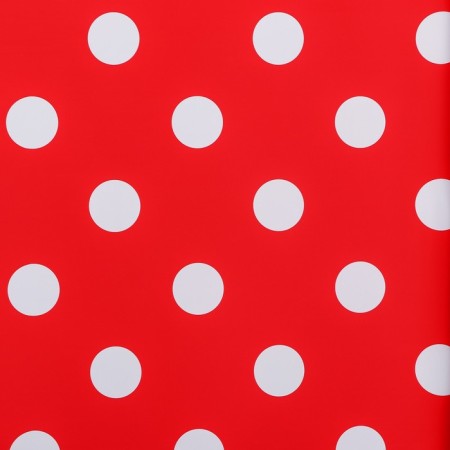 Two -sided film "Big" peas, 58*58cm, red-2