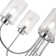 Suspended EVOLUCE lamp. Sle1127-103-06. Tilda. 6x40 watts, E14, 65x65x37 cm, chromium color