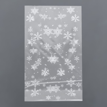 Package Packing BOPP, with a bottom fold, "snow" 20*35 cm-2