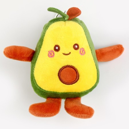 Soft toy "Avocado" on a key fabric, 10 cm-1