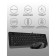 Keyboard + Mouse A4Tech FSTYLER F1010 CLAV: Black/Gray Mouse: Black/Gray USB Multimedia (103388