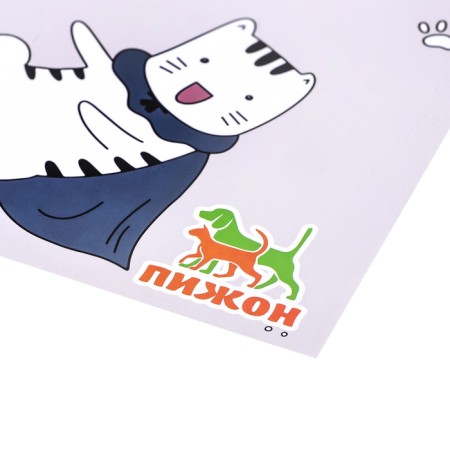 Rug for a bowl "Pigger" 43 x 28 cm "Super Cat"-3