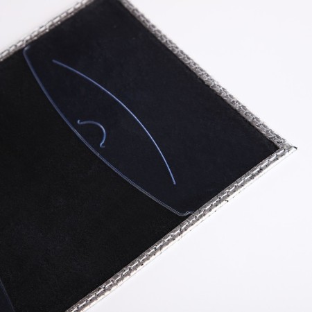 Cover for passport, silver color-6