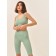 Women's bicycles with the braid "Kosichka" Mirey Short Legings Plait, size 44-46, mint color