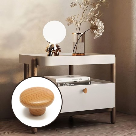 Cappio-skn cap, d = 33 mm, plastic, color wood