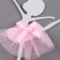Topper "Ballerina", set 2 pcs., Pink color