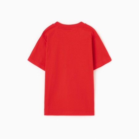 T -shirt for children, red color, height 104 cm-7