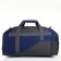 Sportivnaya bag on a zipper with a lining, 3 external pockets, gray/blue color