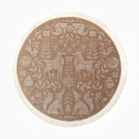 Napkin "Deer" cell, 37*37 cm-4