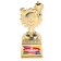 The reward figure “For active participation”, a cup, plastic, gold, 12.5 x 5.5 x 5 cm.